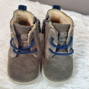 UGG Toddler Gray, Navy Blue with Zipper Boots